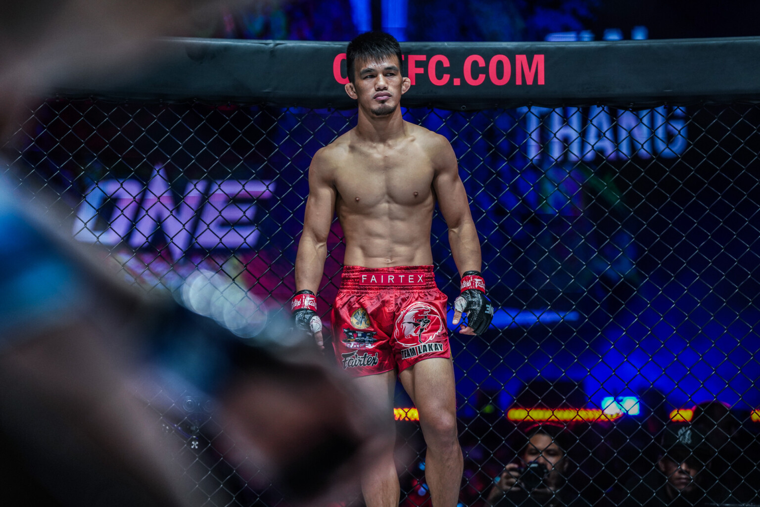 Jeremy Pacatiw in the ONE Championship cage